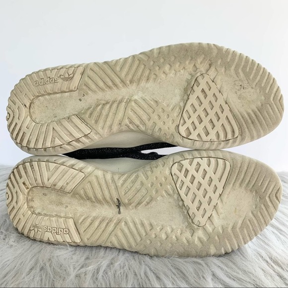 Adidas Tubular Shadow Black Sparkle Sneaker Shoes 10 - Picture 12 of 12